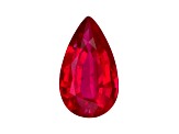 Ruby 6x3.9mm Pear Shape 0.42ct
