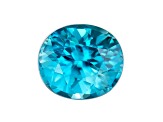 Blue Zircon 8.3x7.4mm Oval 2.91ct