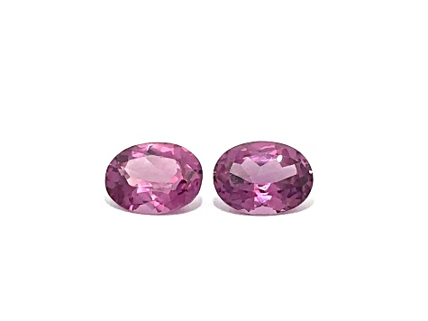 Rhodolite 9x7mm Oval Matched Pair 4.40ctw