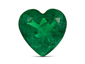 Colombian Emerald 7.5x7.2mm Heart Shape 1.27ct
