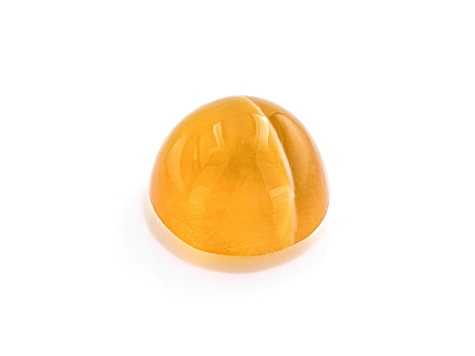 Fire Opal Cat's Eye 7mm Round 1.25ct