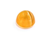 Fire Opal Cat's Eye 7mm Round 1.25ct