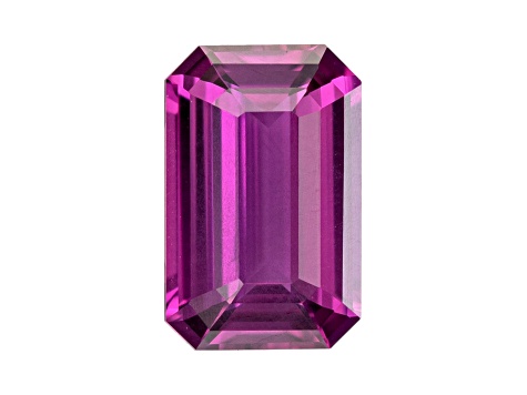 Purple Sapphire Loose Gemstone 7.6x4.9mm Emerald Cut 1.25ct