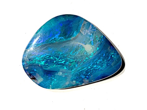 Boulder Opal 34x28mm Free-Form Cabochon 46.00ct