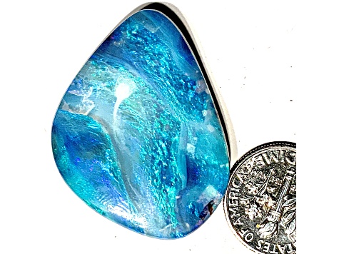 Boulder Opal 34x28mm Free-Form Cabochon 46.00ct