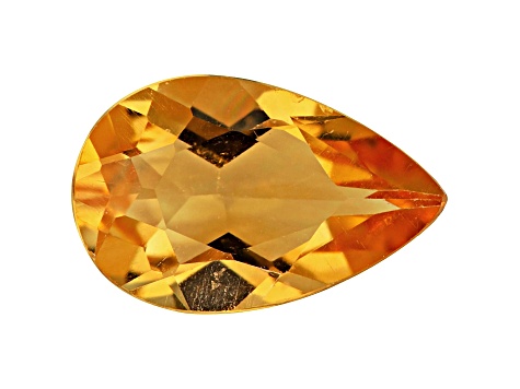 Citrine Calibrated Pear Shape Set of 5 5.00ctw