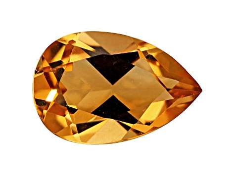 Citrine Calibrated Pear Shape Set of 5 5.00ctw