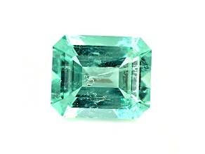 Colombian Emerald 7.4x6.2mm Emerald Cut 1.30ct