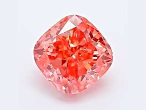 1.13ct Vivid Pink Cushion Lab-Grown Diamond VS2 Clarity IGI Certified
