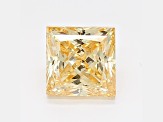 2.03ct Vivid Yellow Princess Cut Lab-Grown Diamond SI1 Clarity IGI Certified