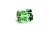 Green Tourmaline 7.4x5.5mm Emerald Cut 2.80ct