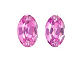 Pink Sapphire 5.5x3.5mm Oval Matched Pair 0.77ctw