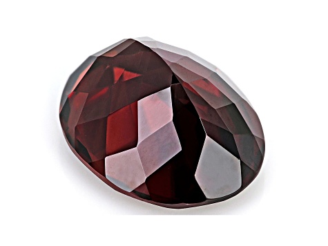 Red Zircon 14x11mm Oval 10.52ct