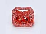 1.04ct Vivid Pink Radiant Cut Lab-Grown Diamond VS2 Clarity IGI Certified