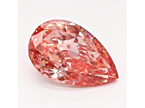 1.09ct Intense Pink Pear Shape Lab-Grown Diamond VS1 Clarity IGI Certified