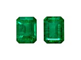 Emerald 8x6mm Emerald Cut Matched Pair 2.73ctw