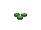 Chrome Diopside 8x6mm Cushion Set of 3 3.90ctw