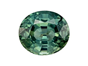 Teal Sapphire 10.7x8.1mm Oval 4.16ct