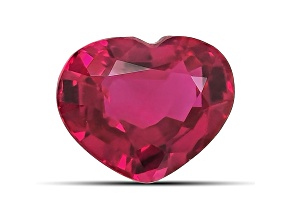 Mozambique Ruby Unheated 6.6x5.3mm Heart Shape 1.01ct