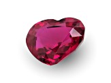 Mozambique Ruby Unheated 6.6x5.3mm Heart Shape 1.01ct