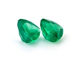 Zambian Emerald 5.8mm Trillion Matched Pair 1.39ctw