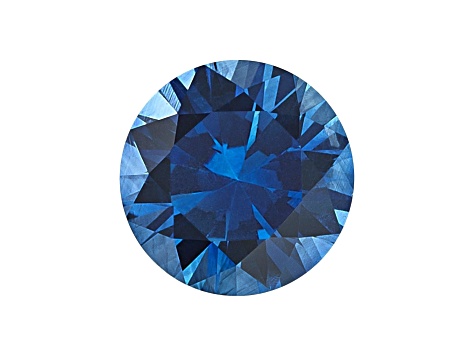 Sapphire 5.5mm Round Diamond Cut 0.8ct