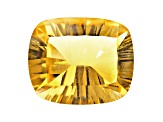 Citrine 12x10mm Cushion Concave Cut 4.60ct