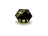 Yellowish Green Tourmaline 7.6x5.8mm Hexagon 1.42ct