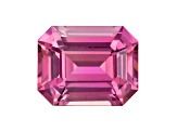 Pink Sapphire Loose Gemstone 6.8x5.4mm Emerald Cut 1.34ct