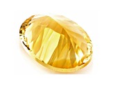 Citrine 14x10mm Oval Concave Cut 4.68ct