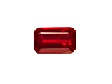 Ruby 6.2x3.9mm Emerald Cut 0.75ct