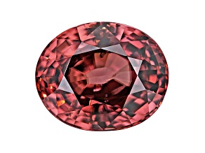 Pink Zircon 11x9mm Oval 6.10ct