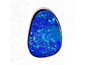 Opal on Ironstone 17.7x11.4mm Free-Form Doublet 4.70ct