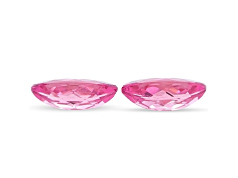 Pink Tourmaline 11.9x5.9mm Marquise Matched Pair 3.80ctw