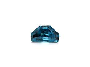 Blue Zircon 12.5x7.7mm Hexagon 7.29ct