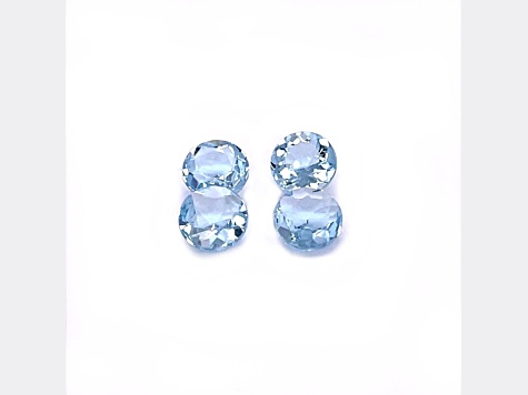 Aquamarine 6mm Round Set Of 4 2.66ctw - 19BX6A | JTV.com