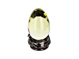 Citrine Egg 67x44mm 915.75ct With Wooden Stand