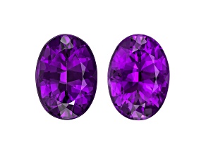 Amethyst 18x13mm Oval Matched Pair 21.51ctw