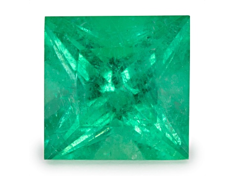 Panjshir Valley Emerald 7.6mm Princess Cut 2.05ct