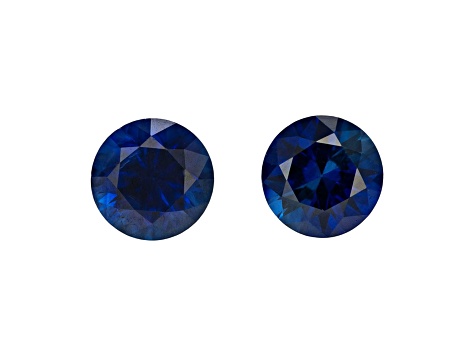 Sapphire 3.5mm Round Matched Pair 0.45ctw