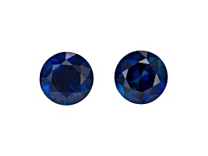 Sapphire 3.5mm Round Matched Pair 0.45ctw