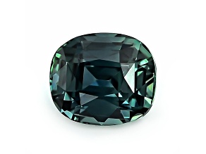 Teal Sapphire 6.6x5.7mm Cushion 1.55ct