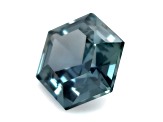 Teal Greenish-Blue Sapphire Unheated 7.45x6.44mm Hexagon 1.39ct