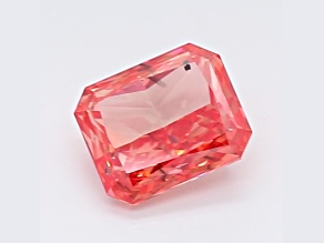 1.31ct Deep Pink Radiant Cut Lab-Grown Diamond SI2 Clarity IGI Certified