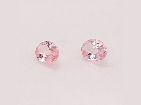Morganite 10x8mm Oval Matched Pair 4.59ct