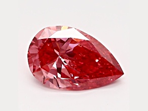 1.29ct Vivid Pink Pear Shape Lab-Grown Diamond VS2 Clarity IGI Certified