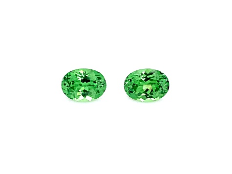 Tsavorite 7.51x5.53mm Oval Matched Pair 2.19ctw