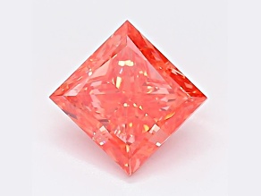 1.99ct Vivid Pink Princess Cut Lab-Grown Diamond VS1 Clarity IGI Certified