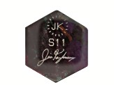 Intarsia Multi-Stone Inlay 23x20.6mm Hexagon