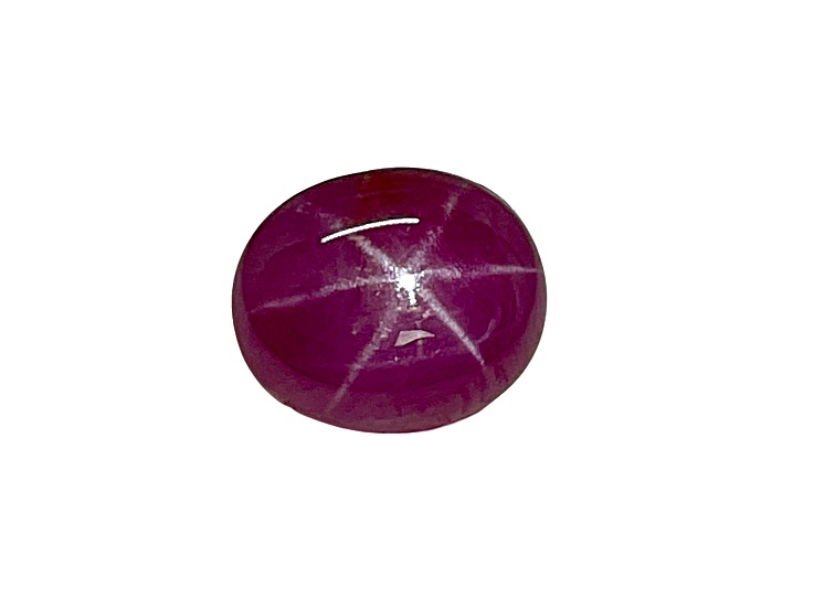 Star Ruby Unheated 10.0x8.2mm Oval 4.79ct - 19KJRA | JTV